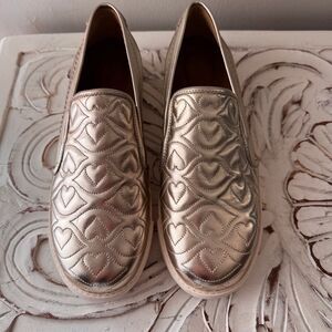 See by Chloe gold slip on sneaker size 39